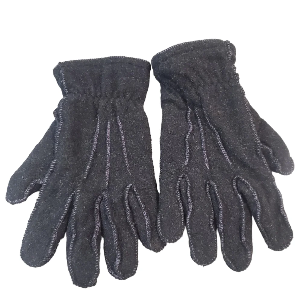 Gap Womens Black Wool Winter Gloves Size Small